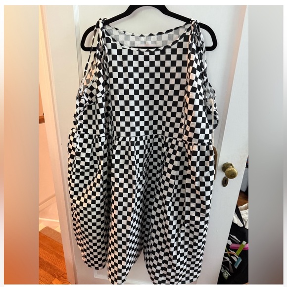 Tuesday of California Black and White Checkered Dress - Picture 3 of 7